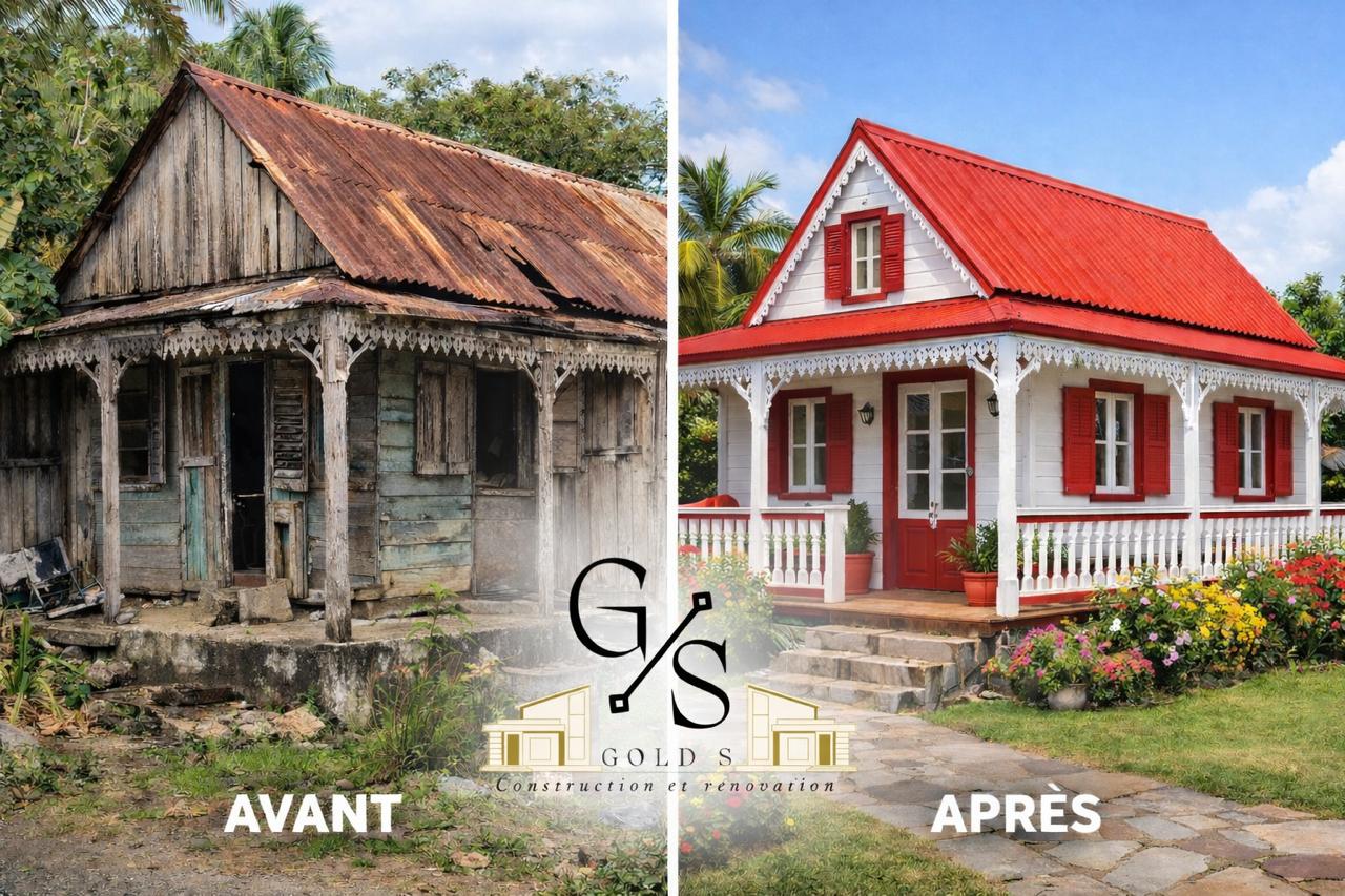 Rénovation maison créole